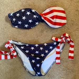 Patriotic Stars & Stripes Bikini